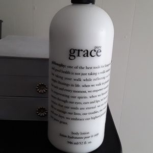 New 32oz  Philosophy Pure Grace Body Lotion & Pump